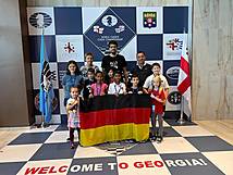 Die deutsche Delegation bei der Jugend-WM 2022