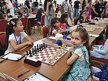 Ein Spielsaal der Jugend-WM 2022