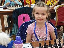 Meara Classen im Spielsaal bei der WM