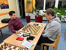 Cosimo (l.) gegen Jens im B-Turnier