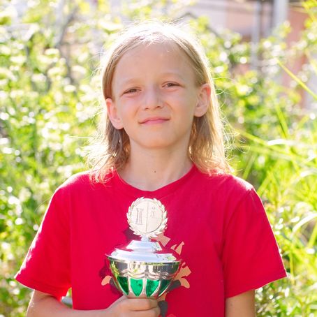 Glücklicher Gewinner: Ludwig Vlach gewinnt die U12