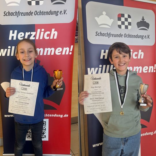 Viele Teilnehmer und tolle Platzierungen beim Schnellschach-Jugendturnier in Ochtendung